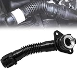 11127584128 Car Crankcase Vent Hose Breather Valve Hose From Valve Cover PCV Compatible with BMW 135i 335i 535i 640i X1 X3 X4 X5 X6 2011 2012 2013 2014 2015 2016 2017 N55 Replace 7584128