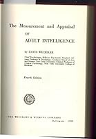 The Measurement and Appraisal of Adult Intelligence: Fourth Edition B00005WEP9 Book Cover