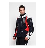 BMW Rallye - Chaqueta de motorista, color negro y azul