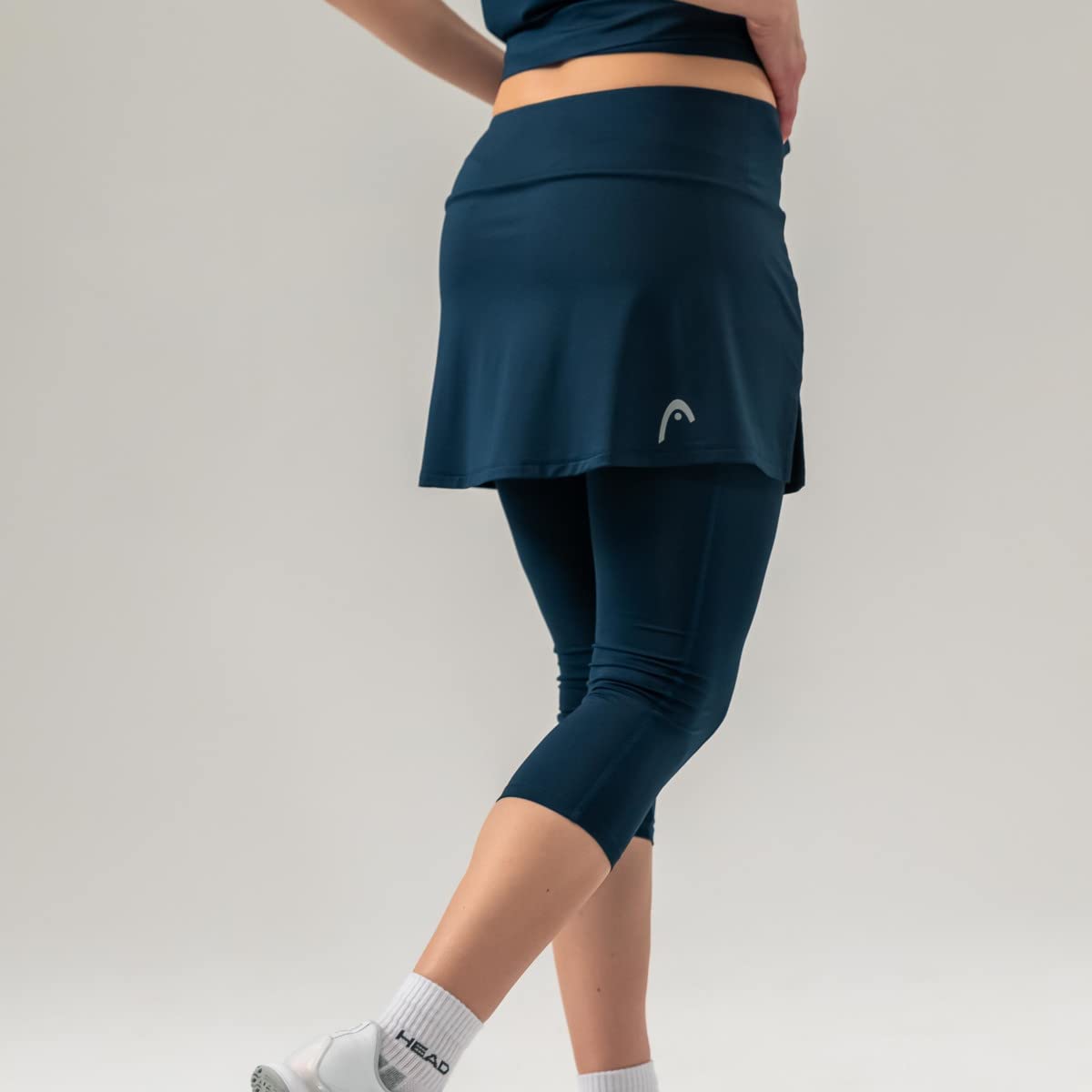 HEAD 814409-Db L Skorts, Mujer, Blanco, L