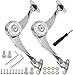 Supporto Cerniera Cerniere per Ante a Ribalta Asta Snodata Acciaio Inox per Armadietti Porte Mobili Scrivanie Armadietto - 2 Pezzi