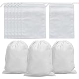 不織布 巾着 収納袋 10枚入り 多サイズ ラッピング袋 収納バッグ 保管袋 保護袋 カバー シューズバッグ カバン/靴/衣類などの保存用 ホコリよけ 小物入れ