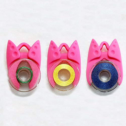 Yeqin 36Pcs Bobbins And White, Black Sewing Threads With Bobbin Case And Bobbin Clamps For Multiple Sewing Machine, Pre-Wound Bobbins Set Standard Size For Brother, Babylock, Janome, Singer #TOP3