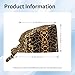Unisex Brown Wild Cheetah Leopard Art Working Cap Elastic Surgical Cap Fashion Turban Caps for Chef, Athletic