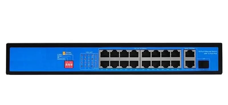 AI-Enhanced Unmanaged 16-Port Gigabit PoE Switch | 16*10/100/1000Mbps PoE + 2*1000Mbps RJ45 Uplinks + 1*1G SFP Slot, Ideal for CCTV Surveillance, 1-Year Warranty-picture-28