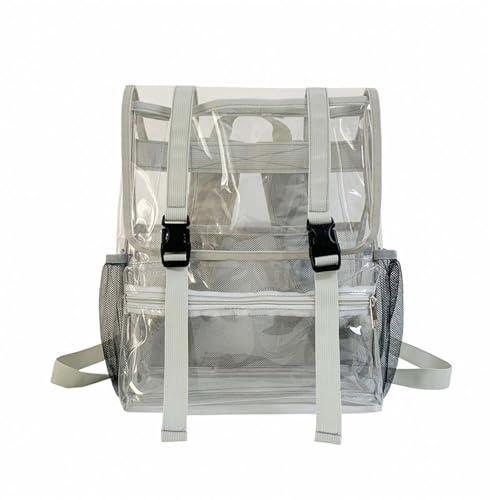 Sac à dos de natation et fitness transparent en PVC étanche et résistant