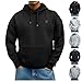 KVOTUU Unisex Heated Hoodie for Men Women Heated Sweatshirt Fleece Heating Jacket Rechargeable Winter Coat Hooded Sweatshirt