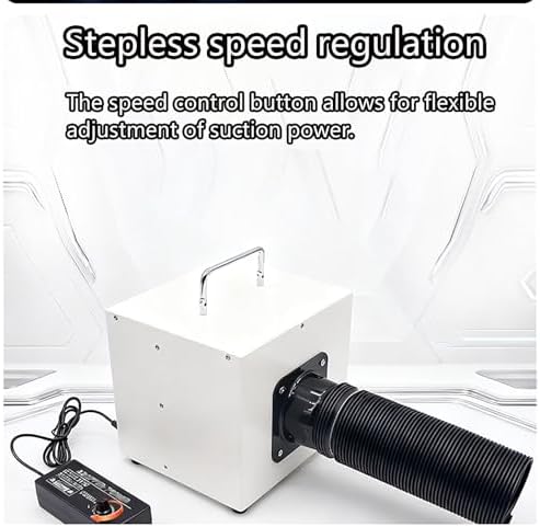 Dust Collector,Desktop Grinding Polishing Vacuum Cleaner with Reusable Filter, Variable Speed, Low Noise, for Wood and Jade Carving