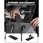 Foldable 3 in 1 Charging Station for Magsafe, Phone and Watch Charger Stand for Apple Devices, Wireless Desk Charger Dock for iPhone 17 16 15 14 13 12 Series, Apple Watch and Airpods - Image 3