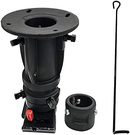 Blrack C5G1216 Adjustable Cushioned RV 5th Wheel to Gooseneck Adapter 12"-16"