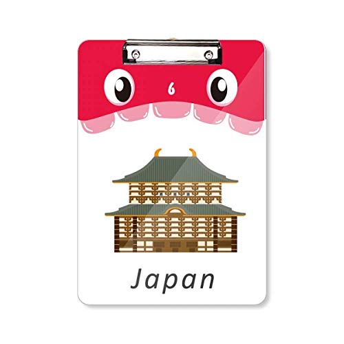 Porte-bloc japonais A4 en forme de bouche de temple pour vos documents