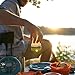 UST Spright 3AAA LED Collapsible Water and Impact Resistant Mini Lantern with 100 Lumens and Hook for Camping, Hiking, Emergency and Outdoor Survival, 2pk 20-02980