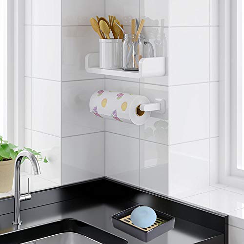 Raikedr Ceramic Soap Dish Stainless Steel Soap Holder For Bathroom, Soap Dish With Drain, Soap Saver, Easy Cleaning, Stop Mushy Soap (Black, 4.7" × 3.6" × 1.18") #TOP4