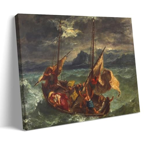 Peinture Delacroix Christ sur la mer de Galilée : habillez vos murs vides avec style