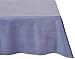 Carnation Home Fashions Vinyl Tablecloth with Polyester Flannel Backing, 52-Inch, by 52-Inch, Slate