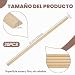 Imagen de OLYCRAFT 30 Piezas Bastones De Madera Semicirculares De 40