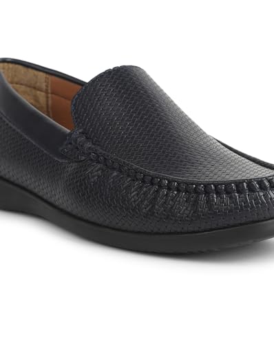 Image of Bata Red Label, Jerry Loafer E 24,Black Men's Loafer Shoes