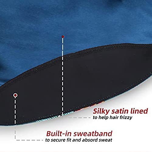 Image of ABAMERICA Working Caps with Button and Sweatband, Adjustable Working Hats for Women Men, One Size(Tie Back or Toggle)
