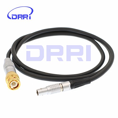 DRRI BNC to 5 pin Male ARRI Alexa TIME Code Cable for Sound Devices/Alexa Amira, Straight 5pin Cable, 1 Meters - Image 2