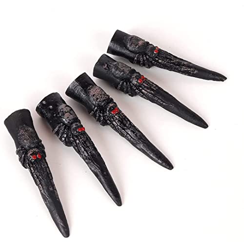 Sorcière artificielle ongles longs noirs : transformez vos mains sans colle