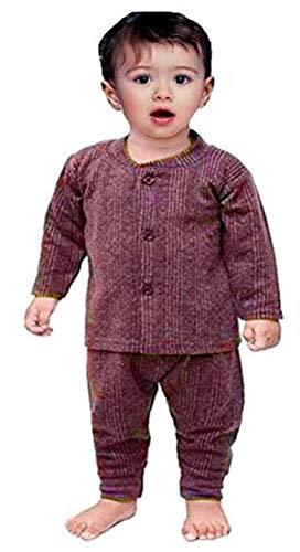Image of Baby Comforts Baby's winterwear Thermal Fleece Inner Suit, Body Warmer Thermal Set for Boys & Girls (Pair of 3; 0 Months - 5 Years