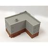 Outland Models Train Railway Layout City Classic Corner Shop (Long) Z Scale