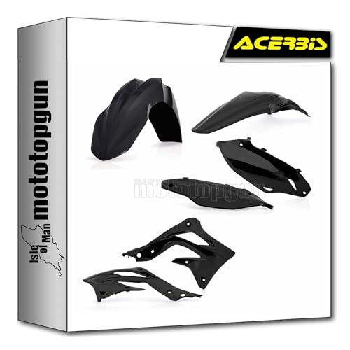 Cache carénage noir Acerbis 0016879.090 pour moto Kawasaki KXF 450