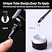 Makartt Nail Art Rhinestone Glue Gel Design Kit Nail Glue Rhinestone UV/LED Gel with Nail Art Gem Stones, 4 Boxes Glitter Sequins, 2 in 1 Nail Brush Rhinestone Picker and a Tweezers Nail DIY