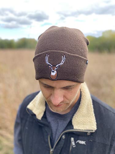 Klarny Brown Hunting Hat Deer Stocking Beanie Camouflage For Men And Women (Brown) #TOP2