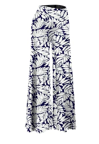 Arolina Palazzo Pants for Women Dressy Casual Wide Leg Pants for Women Stretchy Flowy High Waist Lounge Pants Trousers