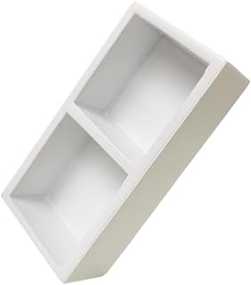 Totority Armário De Casa De Bonecas Estantes Brancas Móveis Brancos Móveis Minúsculos Mesa De Cabeceira Prateleira De Armazenamento De Móveis Modelo Mini Armário De Banheiro Mini Armário