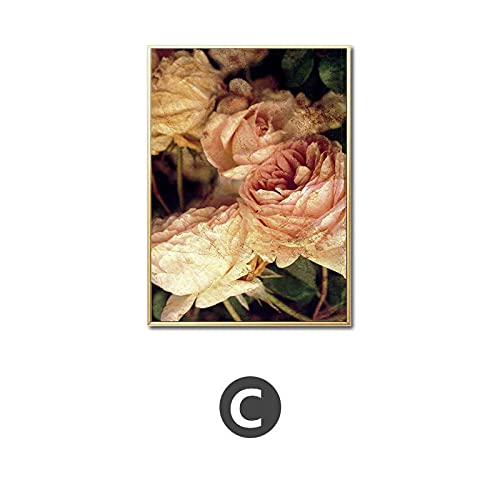 Toile murale pivoine rose 60x90 impression haute définition - 5