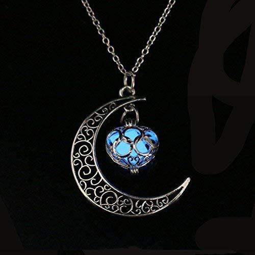 Sailor Moon Blue Glow in Dark Neckalces 