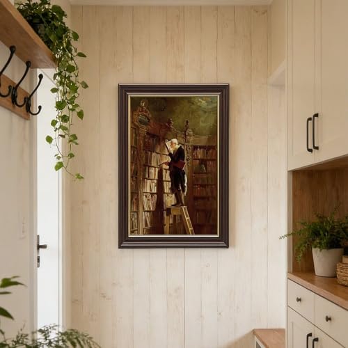 Impression sur toile Carl Spitzweg décoration murale bureau et salon 30x45cm