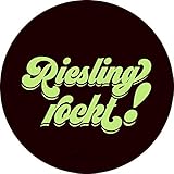  Riesling rockt! - Aufkleber