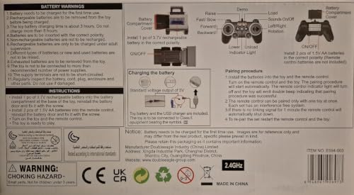 Chargeur compact E594-003 Double E pour piloter et terrasser à distance
