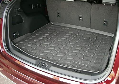 Eaccessories Ea Cargo Liner - Trunk Mat For Ford Edge 2015-2023 – Weather-Resistant Trunk Mats For Cars With Raised Lip – Non-Slip Car Trunk Mat Rubber – Easy To Install – Laser Pre-Cut Design #TOP2