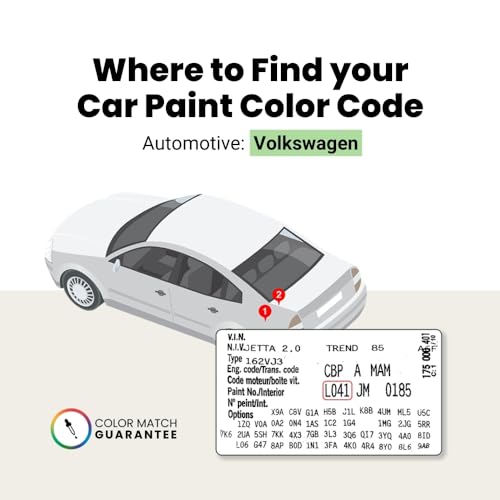 Touchupdirect 85997-A-ES Lc9A/0Q Pure White Compatible With Volkswagen Exact Match Touch Up Paint Aerosol thumb #2