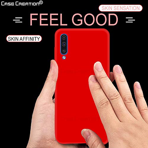 Image of Case Creation Luxurious OG Series for Samsung A70s Case Cover,Anti-Dirty Slim Case Frosted Matte Cute Candy TPU Raised Bezel (Splash of Color) Back Cover for Samsung Galaxy A70s -Wine Red