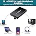 YGiTK 16-300Ω Headphone Amplifier Portable - HiFi 3.5MM Rechargeable Headphone Amp with 2-Stage Gain Switch,Volume Knob, Aluminum Frosted Surface, Compatible with Phone, iPad, PC, PS4/5,MP3/4 Players