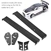 RC Car Rear Wing,180mm Alloy & Carbon Fiber Trunk Spoiler Wing Car Model Accessories for LC 1/10 RC On Road Racing Drift Car DIY Accessories Parts