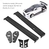 RC Car Rear Wing,180mm Alloy & Carbon Fiber Trunk Spoiler Wing Car Model Accessories for LC 1/10 RC On Road Racing Drift Car DIY Accessories Parts