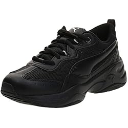 PUMA Cilia, Zapatillas Mujer, Multicolor Black Silver-Peach Bud, 39 EU