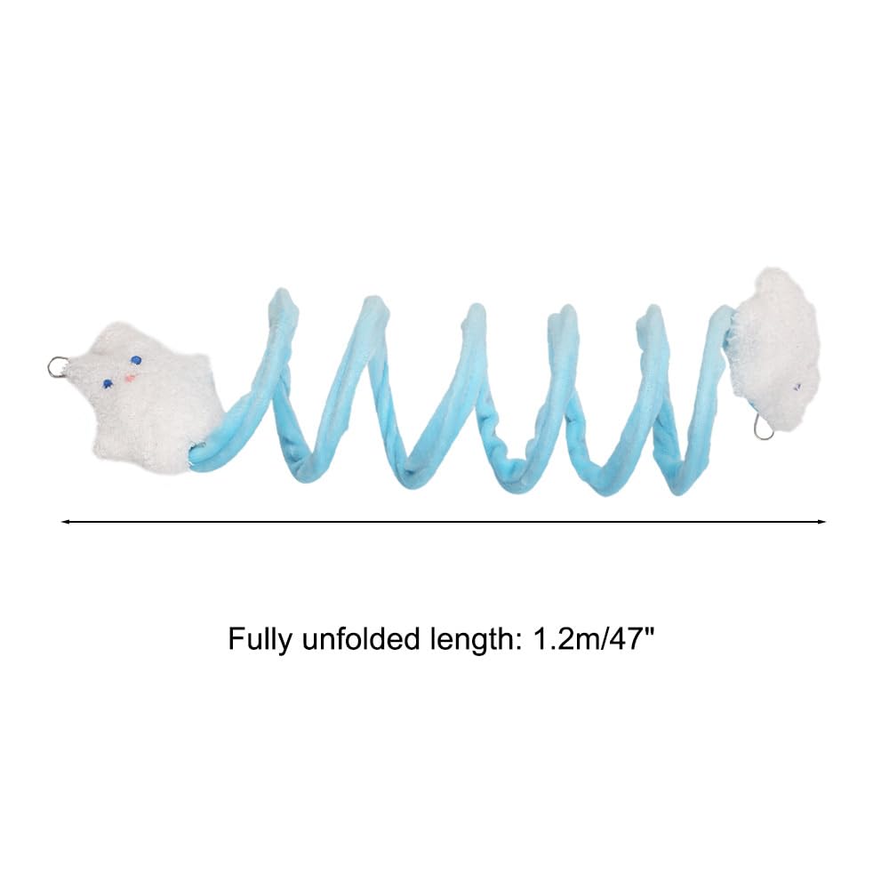 Elastic Sugar Glider Climbing Ropes,Hanging Spring Toy With Metal Hooks for Rats Birds,honey Bags, Sugar Gliders, Ferrets - Image 4