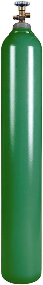 125 cu ft Steel Oxygen Cylinder - CGA540 Valve - DOT Approved