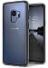 Ringke [Fusion] Compatible with Galaxy S9 Case Ergonomic Transparent [Drop Defense] PC Back Drop Protection Shock Absorption Cover with Wrist Strap for Galaxy S 9 (2018) - Smoke Black