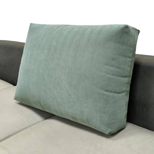 Fundas de cojín decorativas – Moderna funda de cojín lumbar de felpilla con textura, tela suave y duradera, cremallera invisible, sin relleno, para sofá, dormitorio, sala de estar (#9,80 x 50 x 18 cm)