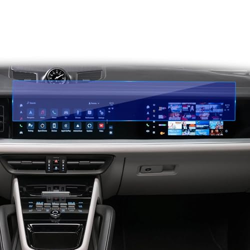 APKPKPKU Blue Light Blocking for 2026 Porsche Cayenne Integrated Screen Protector for 2024 2025 Cayenne E-Hybrid AIO navigation 12.3