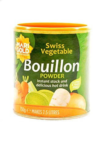 Marigold Health Foods - Bouillon de légumes suisse en poudre de souci (2 x 150 g)