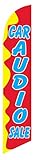 Car Audio Sale Feather Banner Swooper Flag, Replacement Flag Only